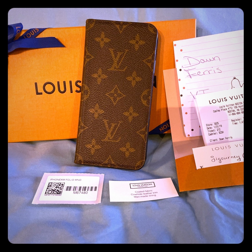 💰SOLD💰📱Louis Vuitton iPhone XS Max Folio